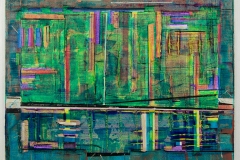 007 Marakata,  Acrylic on paer, 23" x 30"
